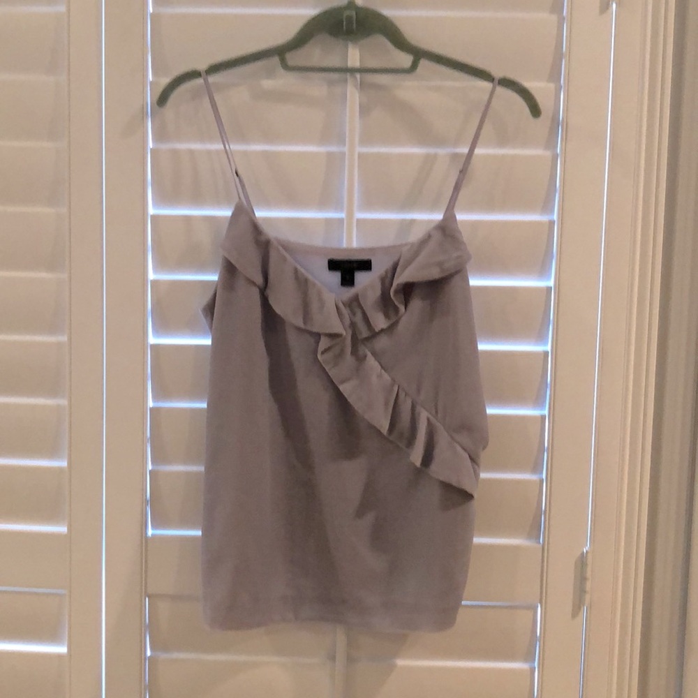 Velvet Ruffle Tank